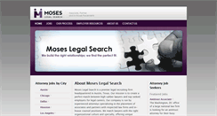 Desktop Screenshot of moseslegal.com