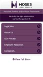 Mobile Screenshot of moseslegal.com